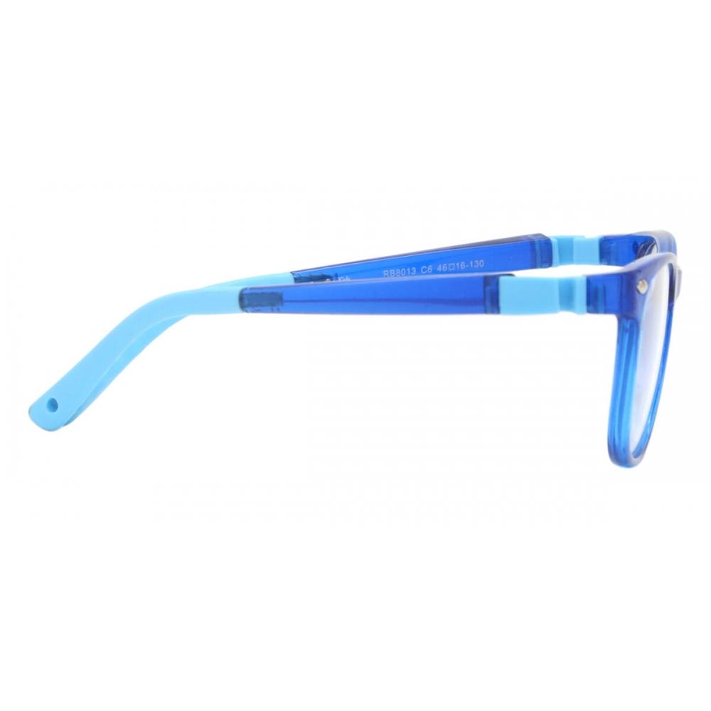 Full Rim Square Transparent Blue Smartbuy Kids Gizmo Rb8013 C6 Fashion Kids Eyeglasses