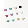 12-Color Mini Heart Embroidery Iron-on Patches for DIY Decoration and Repair