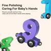 1set 0-10 Number Digital Train Toys Colorful Magnetic Early Educational Toys Digital Train Track Assembly Number Train Set