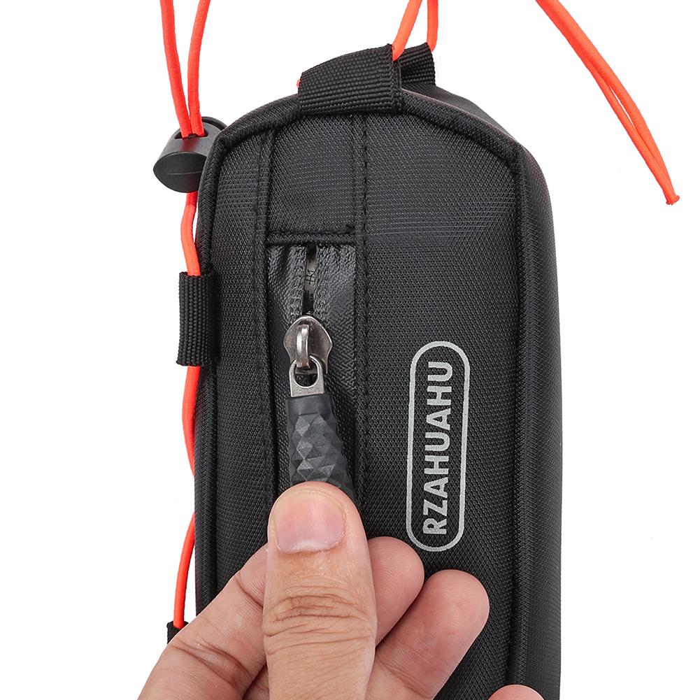 Bicycle Bag Nylon Bike Pouch Phone Case Waterproof Cycling Pannier Bag Large Capacity Easy Installation Cycling Equipment