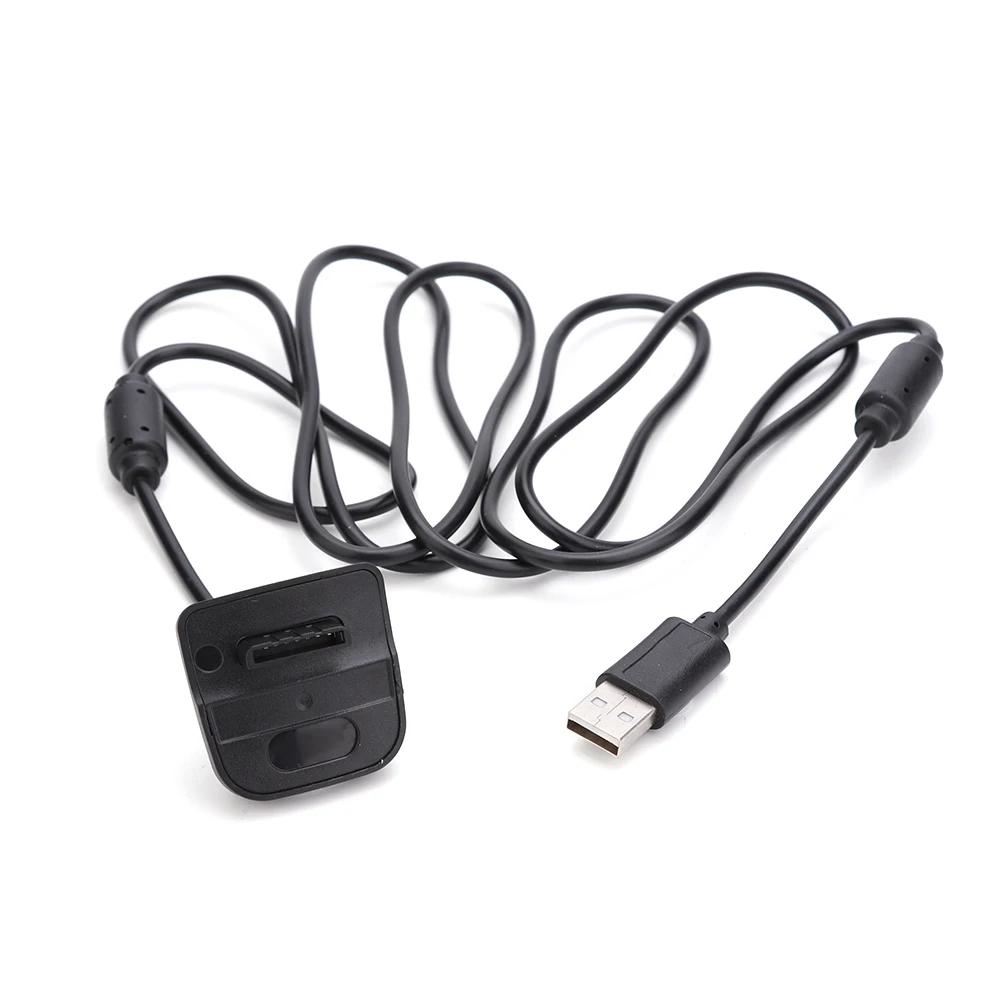 1.8m USB Charging Cable Double Magnetic Ring Playback Charging Cable Game Accessories for Xbox 360 Wireless Game Controller