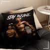 Movie Fight Club Brad Pitt Boxing Personalized Pillow Cover Kids Bedroom Wild Party Decor Pillowcase Kid Birthday Shower Gift