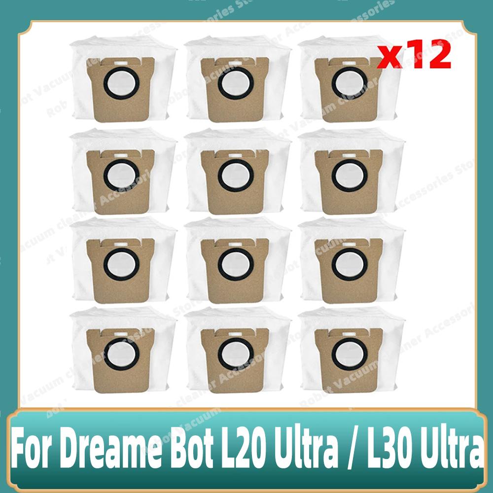 Fit For Dreame Bot L20 Ultra / L30 Ultra / X20 Pro Supplies Accessories Main Side Brush Mop Cloths Hepa Filter Dust Bags Parts