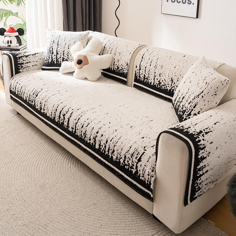 

Универсальная подушка для дивана «Четыре сезона» Новый легкий люкс Премиальное ощущение Прямой ряд Нескользящий чехол для подушки Осень и зима 70*70cm