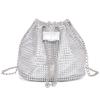 New Bag Women's New Trendy Bag Texture Net Red Diamond Shoulder Bag Fashion Chain Crossbody Bucket Bag
