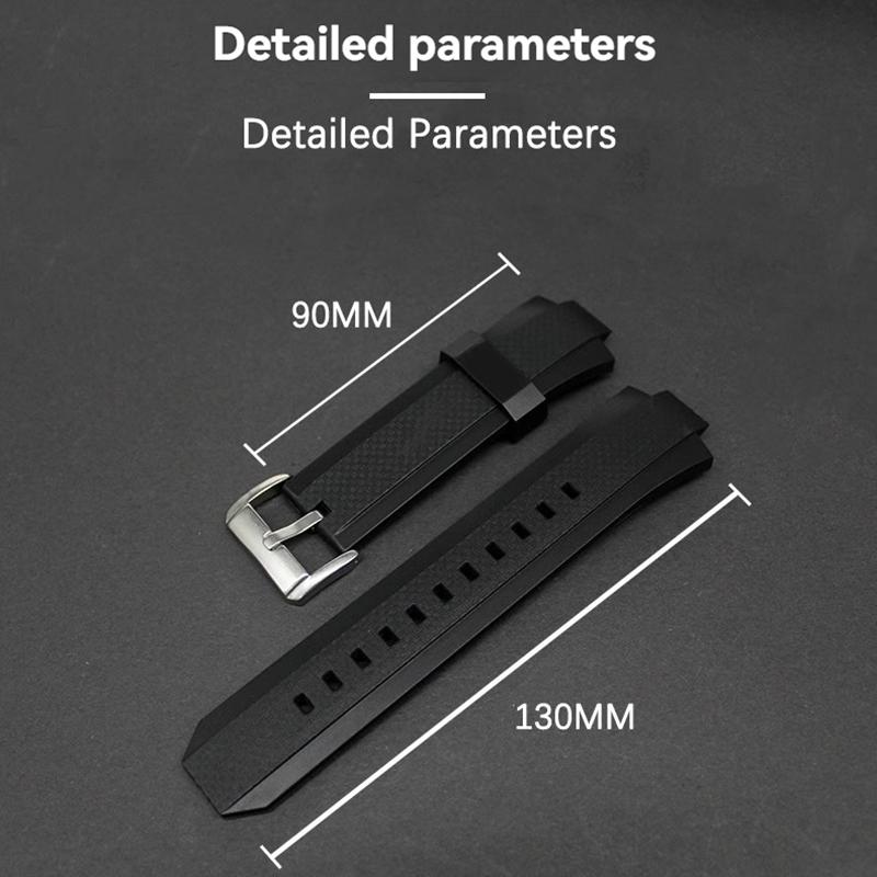 Resin Rubber Strap For Casio EDIFICE 5142 EQW-A1000 EQW-A1100 EQW-M1100 Watch Strap Convex 13mm Silicone Waterproof Watchband