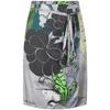 Oriental Heritage Floral Print Silk Blend Skirt