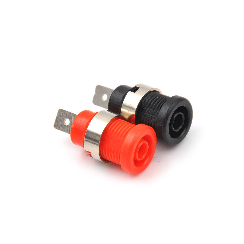 New 10Pcs 4mm Banana Female Jack Socket Panel Mount Binding Post