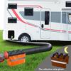 1 Stück Gewichtstasche für Abwasserschläuche im Wohnmobil-Campinganhänger, Anti-Rutsch-Gurt aus Lycra-Spandex für die sichere Verbindung des Abwasserschlauchs im Wohnmobil, keine Batterie erforderlich