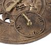 Garden Thermometer Clock 12 '' Outdoor for Creative Retro Waterproof Resin Wall Clock for Creative for w/thermometer