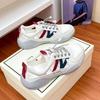 2025 Women's Korean Platform Sneakers - Breathable Mesh Slip-On White Shoes, Chunky Casual Walking Shoes