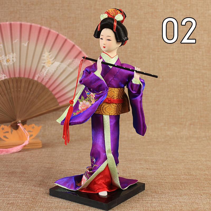 Krásné japonské figurky gejš Panenky s krásným kimonem Domácí dekorace na plochu Miniatury Kolekce ozdob z gejš Dárek