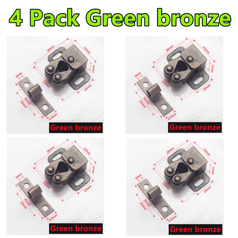 New 10-1Pack Magnet Cabinet Catches Door Stop Closer Stoppers Damper Buffer For Wardrobe Hardware Furniture Fittings Accessories