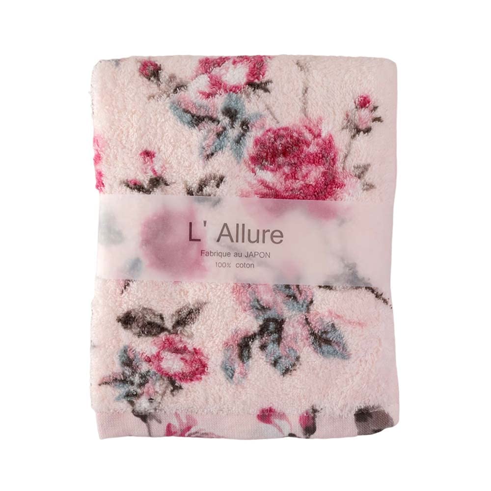 

Recon Planning Лицо Мягко Сделано в Розовом Цветочном Принте Полотенце, Скрученное, Япония, (Тейлор)