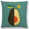 Lovely Fruits Vegetable Cushion Cover Lemon Pineapple Avocado Blackberry Onion Beetroot Cucumber Sofa Throw Pillow Case