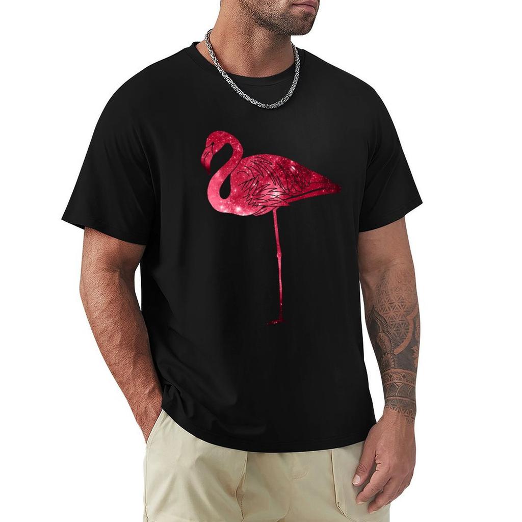 Flamingo TShirt Basic Simple Casual Short Sleeve Tee