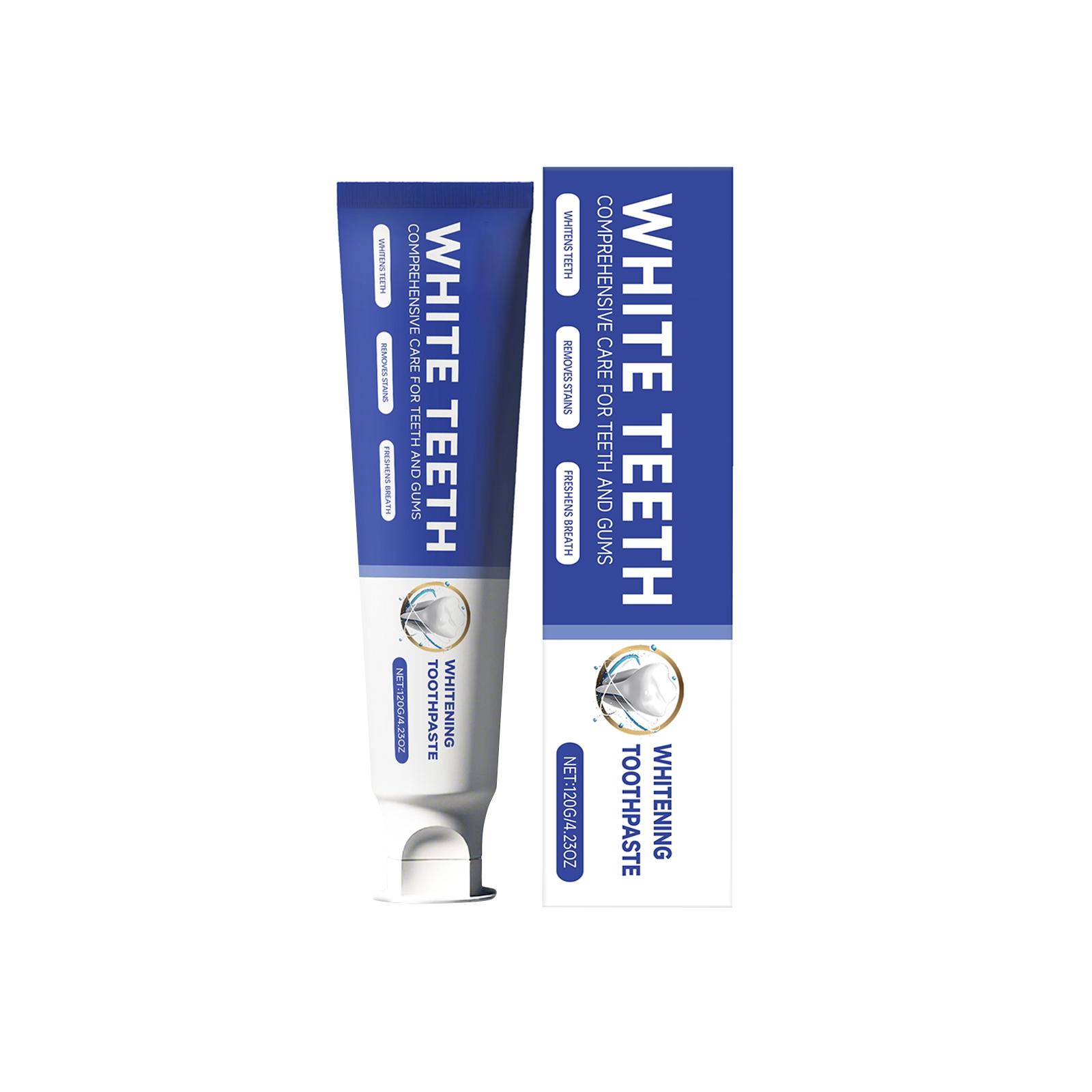 

Освежающая зубная паста может освежить дыхание, позаботиться о деснах и укрепить эмаль.. Ежедневная зубная паста для ухода за полостью рта может уменьшить кариес. One Size синий