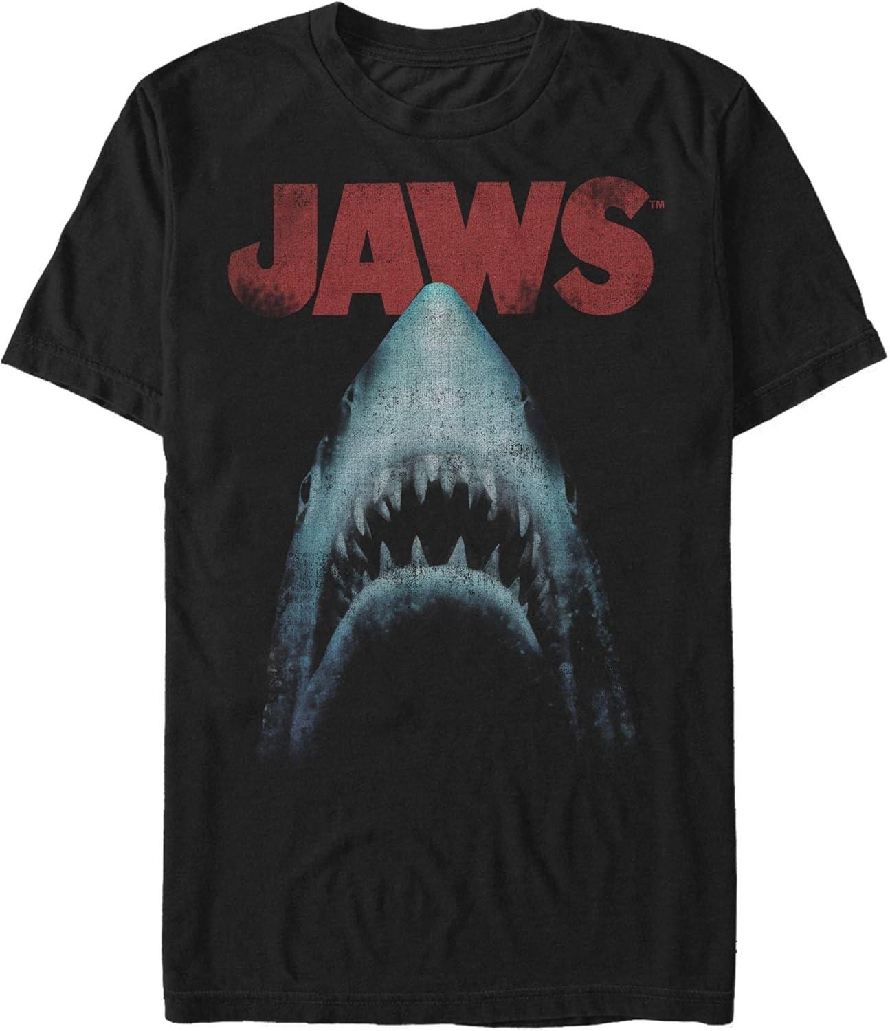 

Jaws Men s Poster Basic Solid Tee XXXXXL чорний