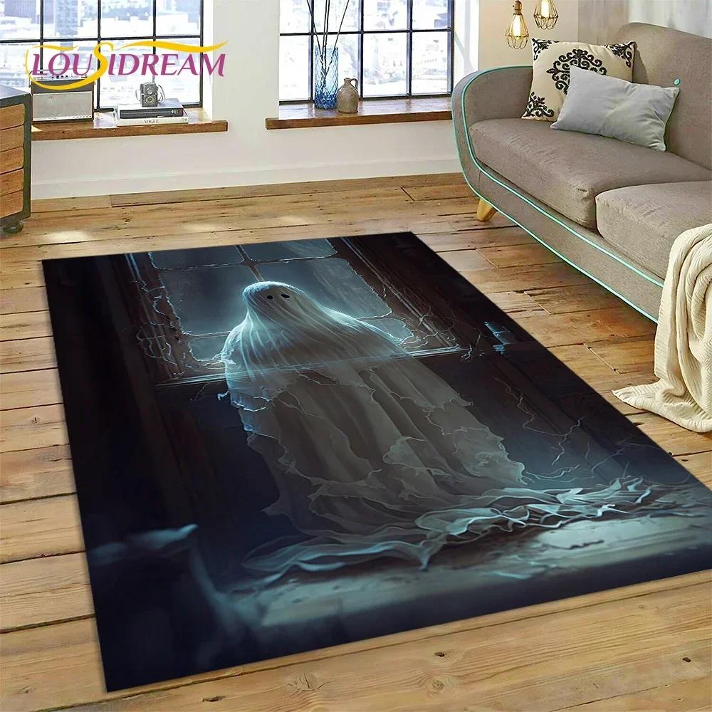 Gotycki Horror Postać Czaszka Duch 27 Styl Dywanik Dywan do Sypialni Salonu Domu Dekoracja Sofy, Dekoracje dla Dzieci Mata Podłogowa