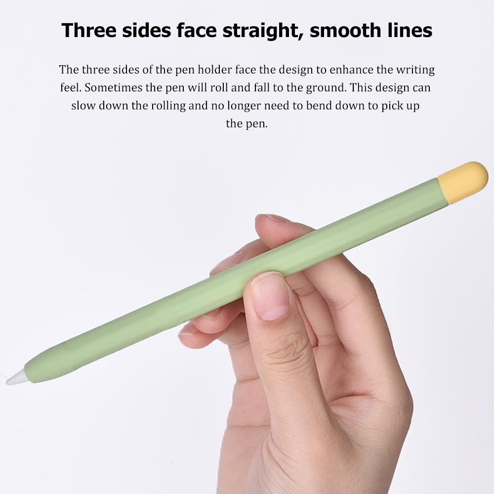 Soft Silicone Pen Cover Protector For Apple Pencil 1st 2nd Generation Touchscreen Stylus Pen 2 1 Anti Slip Protective Case Cover