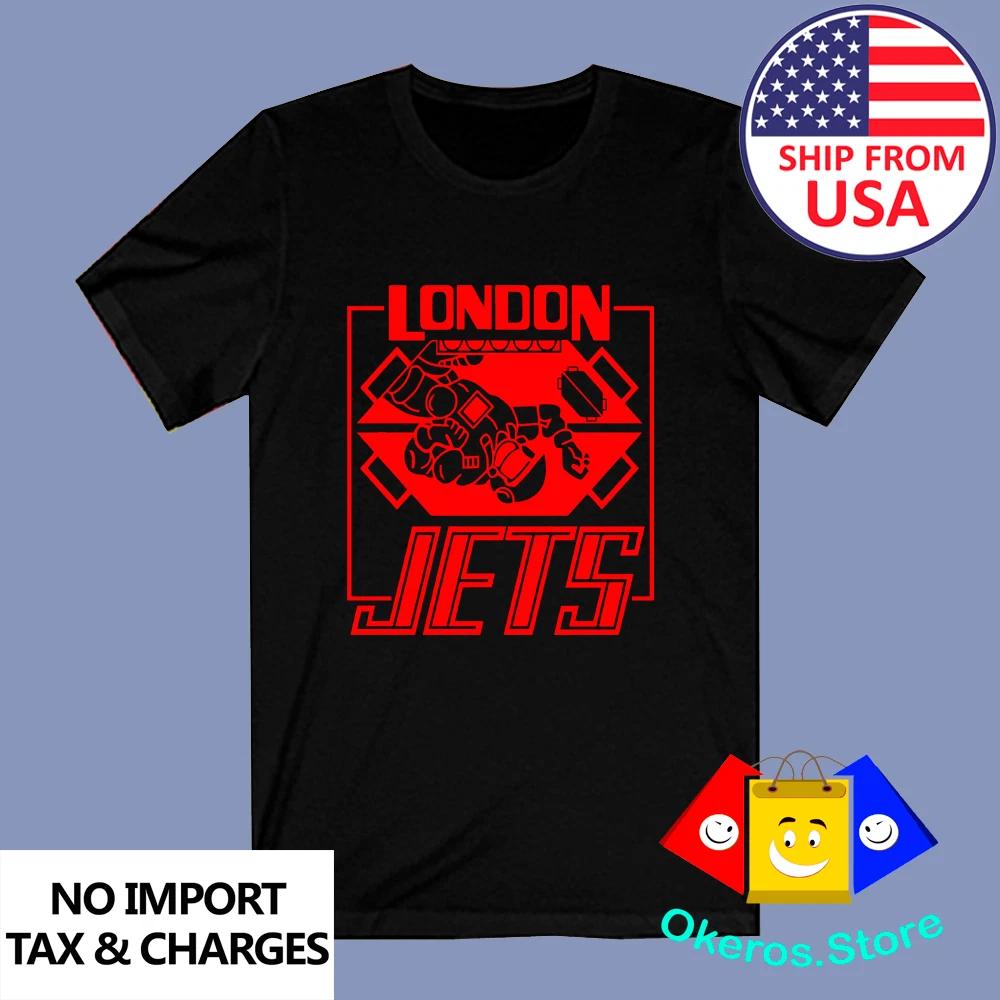 Red Dwarf London Jets Men s Black Size S to 3XL 4XL
