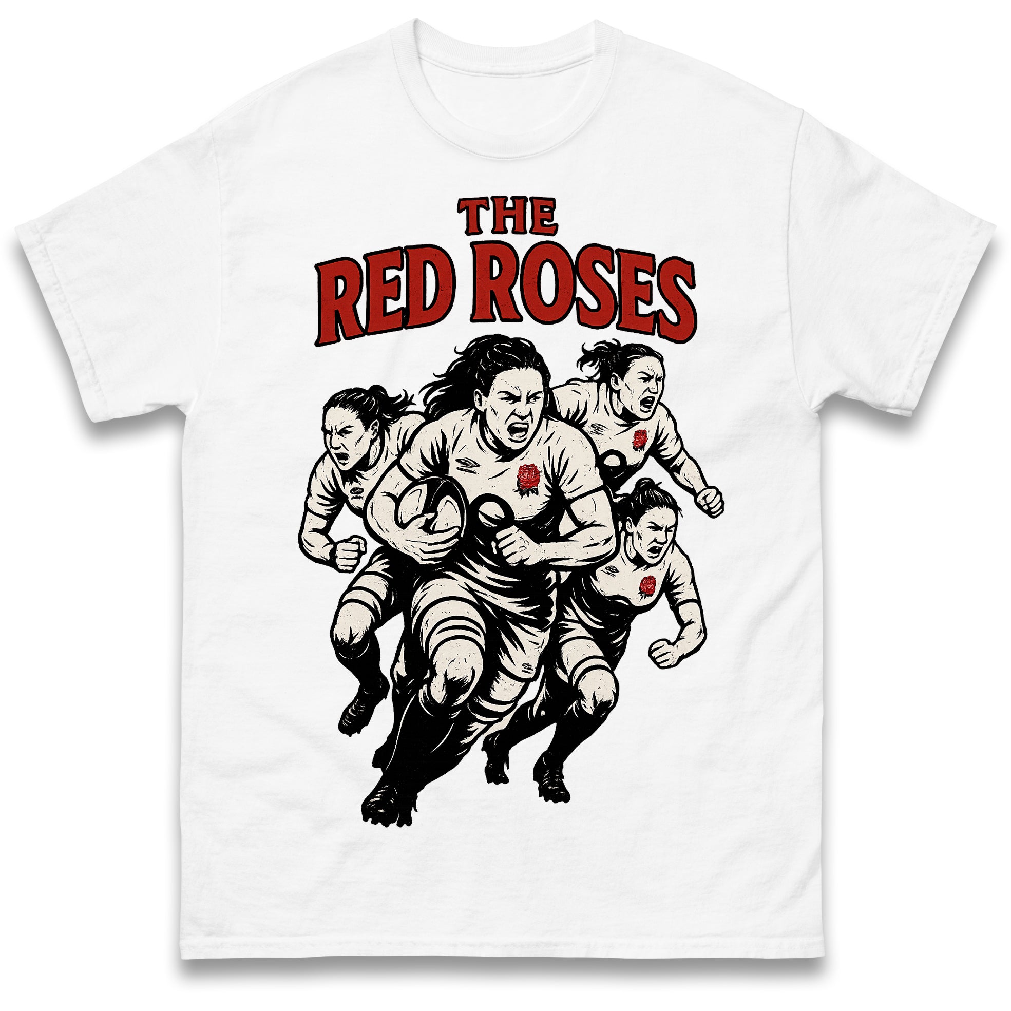 

The Red Roses T-Shirt Tshirt Mens Womens Tops Unisex Tees 100% Cotton L