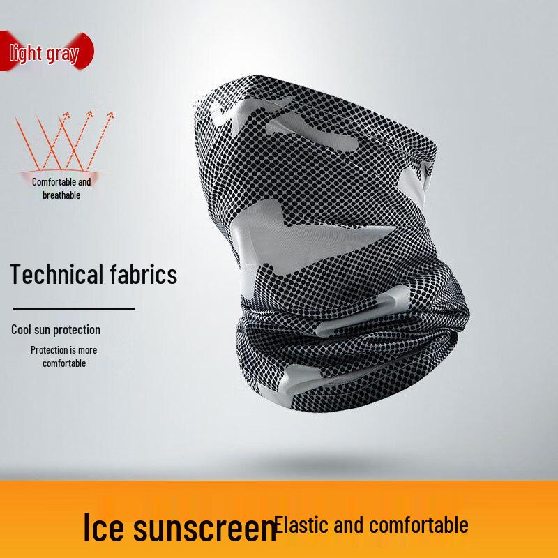 Summer Ice Silk Sun Protection Face Mask