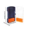 Organizer Storage Box Empty Case Holder Container Secure Snap Fit Sturdy PP Material Portable Wear