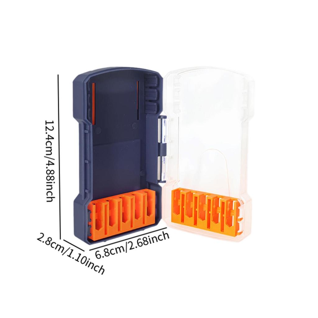 Organizer Storage Box Empty Case Holder Container Secure Snap Fit Sturdy PP Material Portable Wear