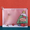 Stationery Snowman Pencil Case Information Pack Documents Filling Bag File Folder PP File Bag