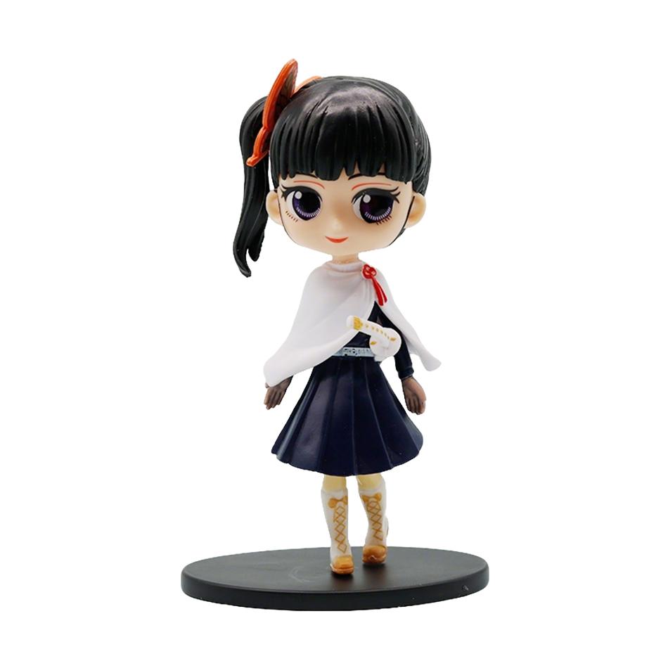 

8 Styles Anime Demon Slayer Figure Nezuko Tanjirou Zenitsu Inosuke Kyoujurou Giyuu Kawaii Qposket Pvc Model Toys Children Gift