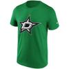 NHL T-shirt Dallas Stars T-shirt Primair Logo Grafisch KELLY Groen Unisex T-shirt