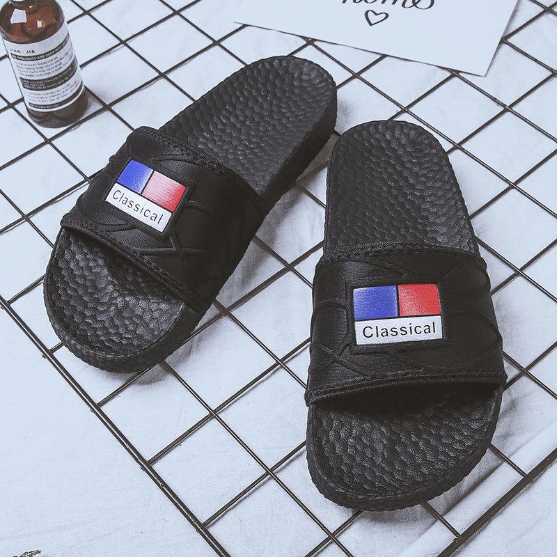 Summer Men's Slippers Beach Shoes Men's Outdoor Fashion Trend Slippers Popcorn Slippers