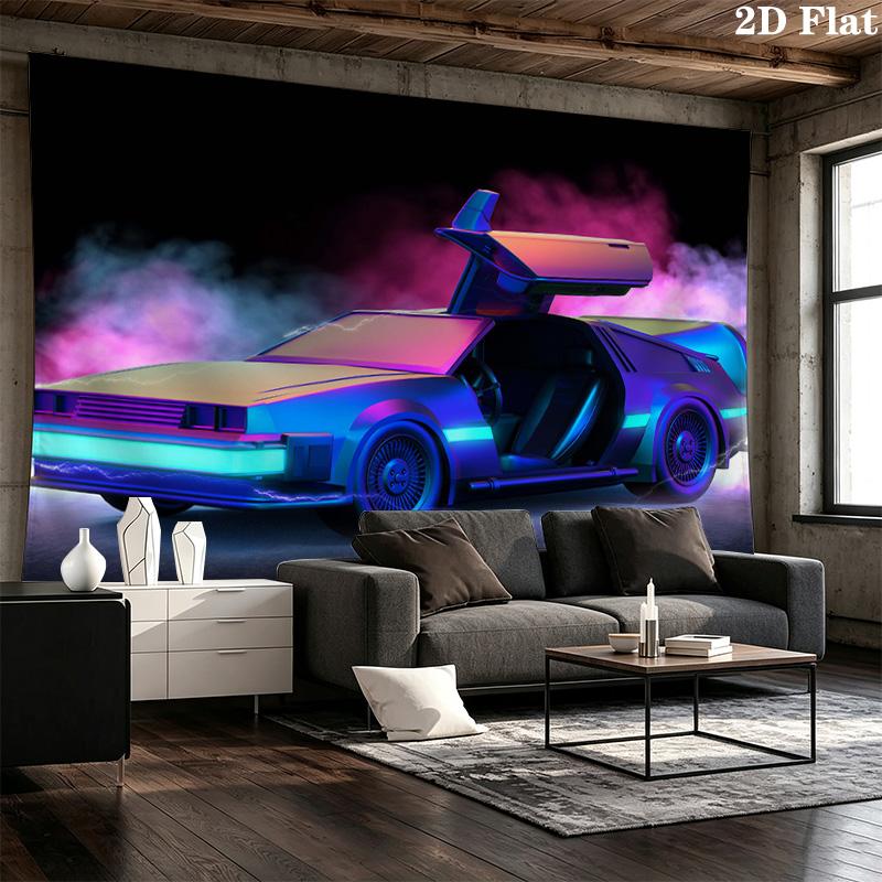 Car Pattern Home Decor Tapestry, Wall Hanging, Decorative RV Wall Cloth.MGT0918141
