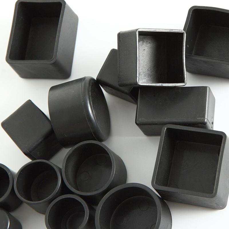 Transparent Rubber Floor Chair Anti Scratch Protector Cap Furniture Table Ferrul