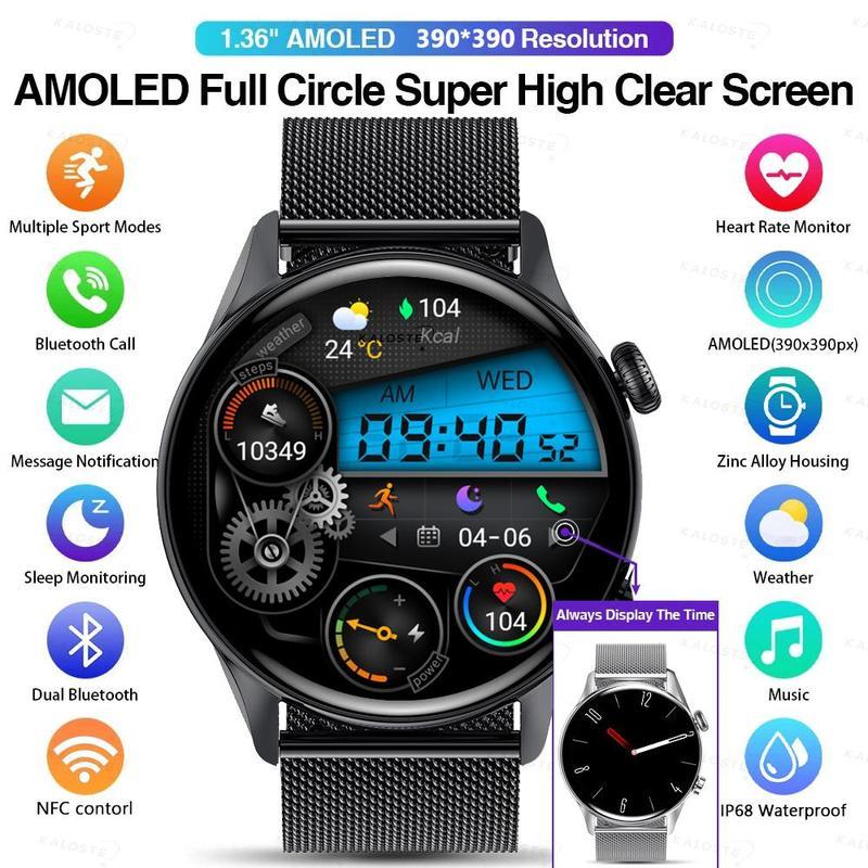 Kaufe 2022 Neue Smart Watch AMOLED 390x390px HD Bildschirm Immer