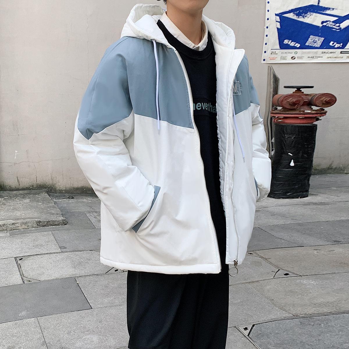 

Свободная молния Модная хлопковая одежда с подкладкой Мужская и женская одежда больших размеров из хлопка Осень и зима Хулиган Красивый пожилой 5XL