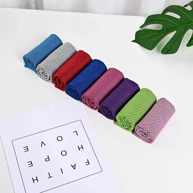 1PC Outdoor Exercise Cool Towel Handling Work Wipe Sweat Quick Drying Polyester Soft Breathable Sports Towel for Outdoor