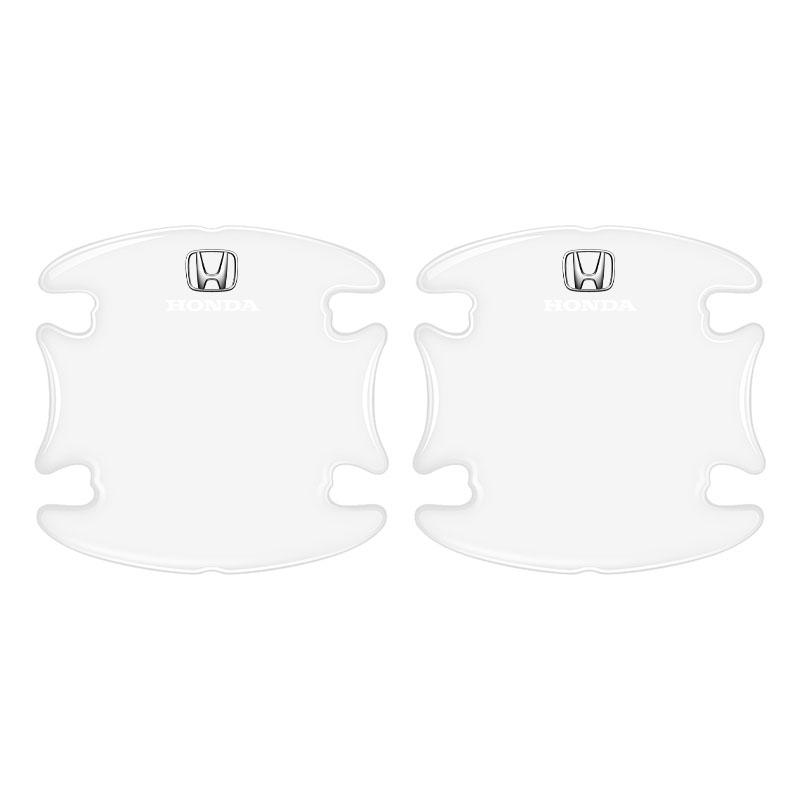 4PCS Transparent Car Door Anti-collision Protector Bumper Strip Sticker  For Honda Civic Fit Jazz Accord Pilot Passport Stepwgn CRV BRV HRV