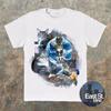 Bella the Cat Space T-Shirt: Funny Vintage Style Tee