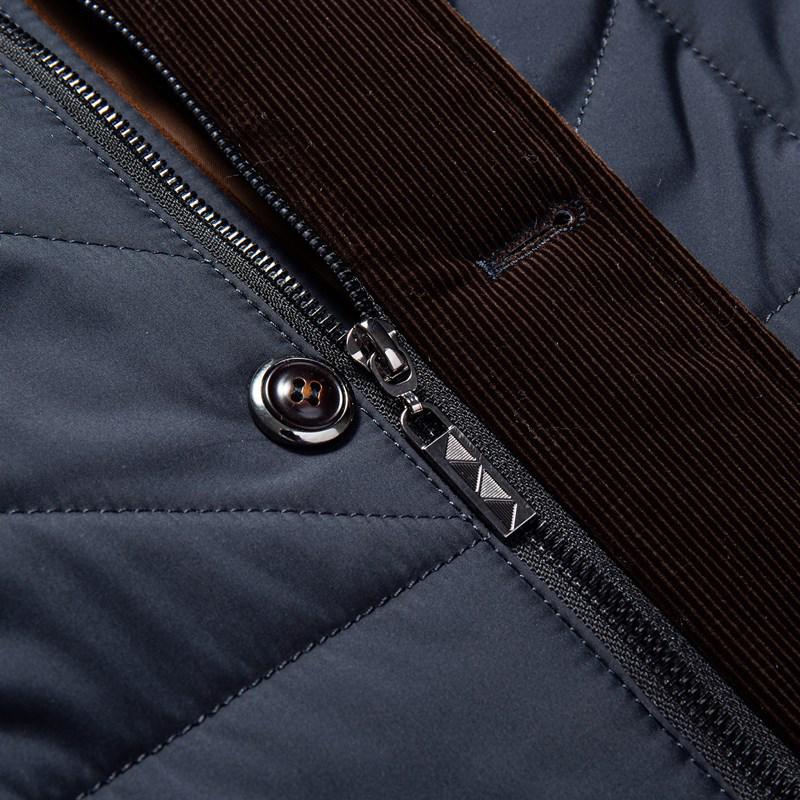 2025 Winter Men's Thickened Cotton Jacket with Stand-up Collar