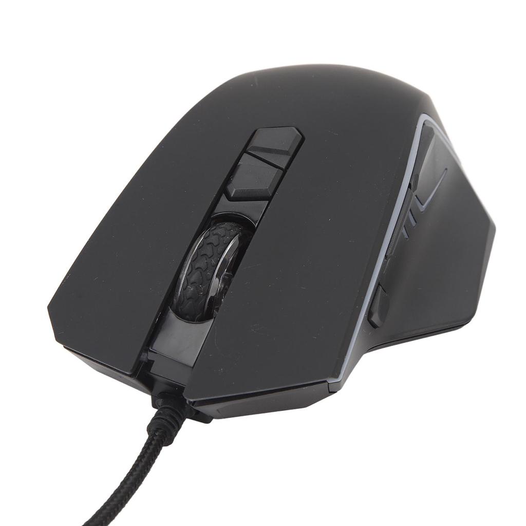 Wired Gaming Mouse LED Bright Light Mouse Adjustable DPI Ergonomic Computer Mouse for Home Dormitory Office