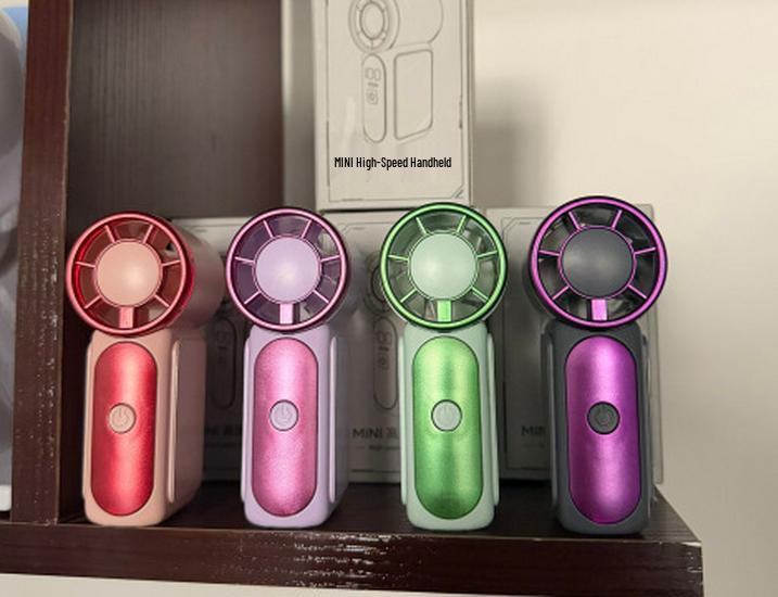 X688 Turbo Portable Handheld Fan: USB Rechargeable, High-Speed, Long-Lasting Battery, Compact Outdoor Use 1