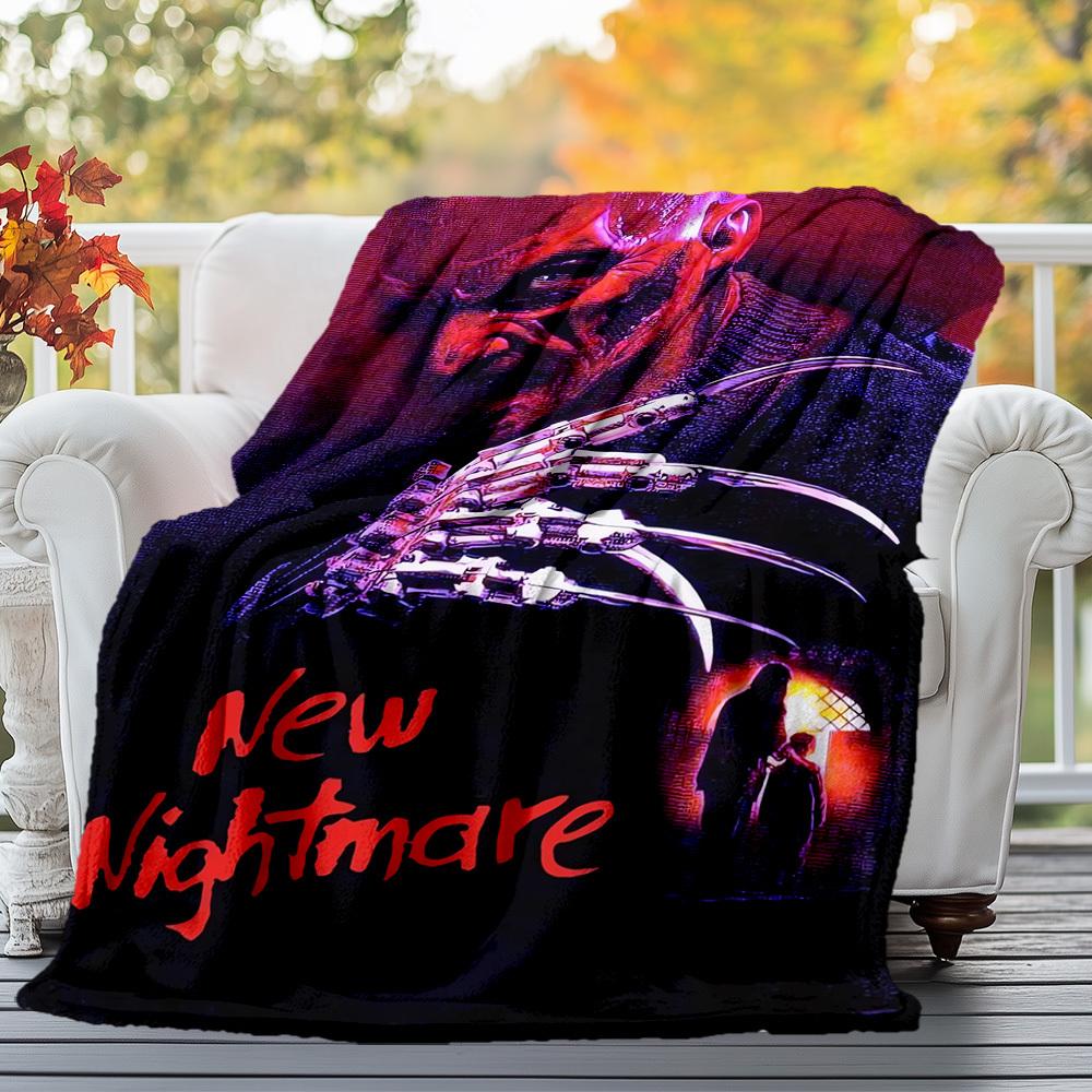 New Nightmare - Throw Blanket, Soft Bedding Cover, Flannel Blankets, Living Room, Travel, Camping,All Seasons Use96