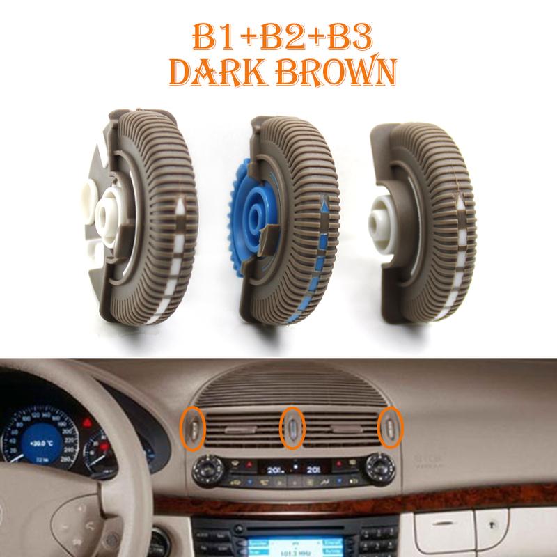 Vorne Links Rechts Klimaanlage AC Lüftungsgitter Basis Rollknopf Für Mercedes Benz E-Klasse W211 2003-2008 E230 E260 E280 2118300054