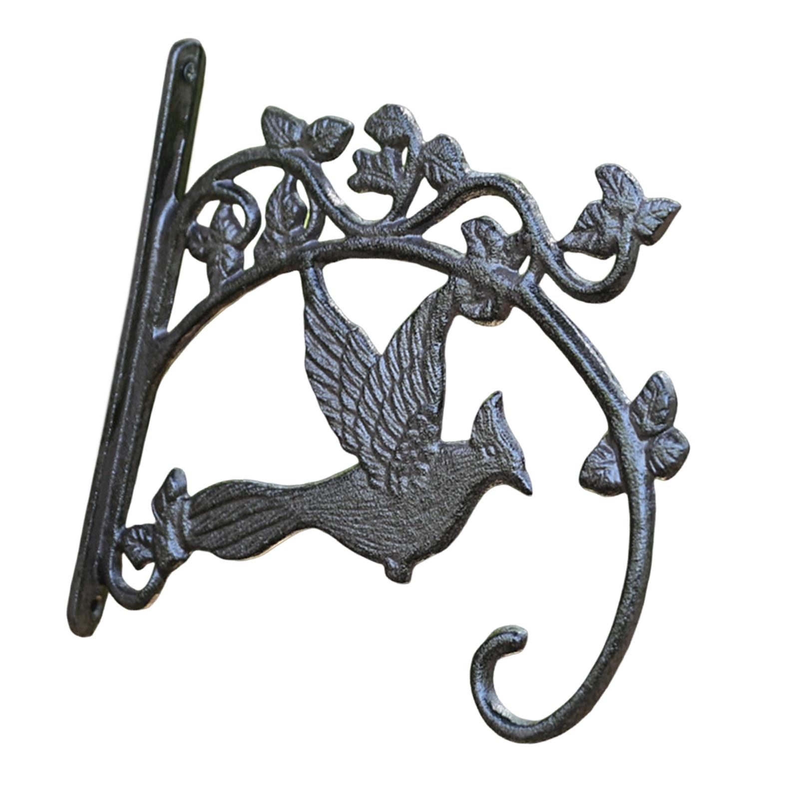 

Iron Hanging Plant Bracket Plant Hangers Versatile Wall Hanging Basket Stand for