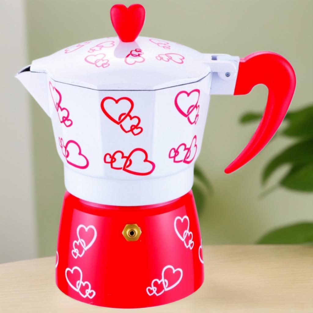 Портативная алюминиевая мока-кофеварка - Турецкая и итальянская ручная капельная машина 150ML