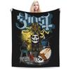 Ghost Band Reanimator Navy Blanket Fleece Spring Autumn Multi-function Lightweight Throw Blanket for Bedding Travel Bedspreads