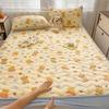 New Winter Milk Velvet Fitted Sheet, Single Piece Thickened Milk Velvet Cartoon Quilted Fitted Sheet, All-inclusive Anti-slip Bed Sheet