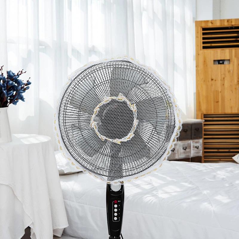 Fan Safety Mesh Cover 40/45cm Anti-Pinch Hand Dustproof Protective Net Breathable Guard for Home Living Room